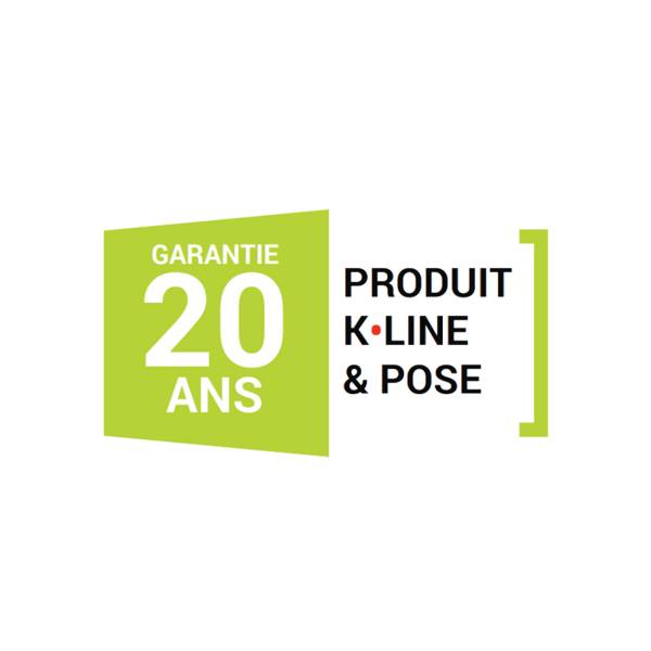 Logo Garantie 20 ans produits K-Line et pose