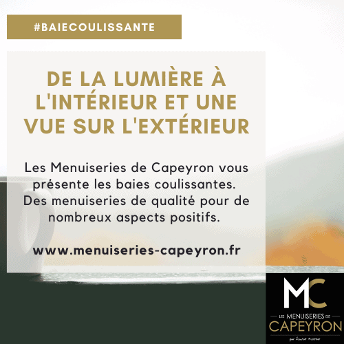 Baies coulissantes - Votre menuisier de Mérignac vous en parle