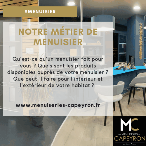 Le métier de menuisier